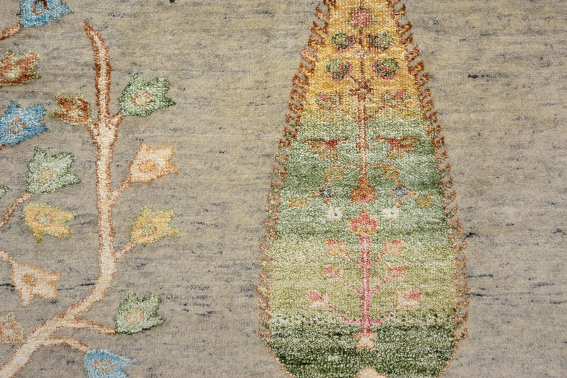 Dywan Gabbeh - Loribaft Indus - 295 x 206 cm - jasnoszary