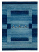 Dywan Gabbeh - Loribaft Indus - 241 x 175 cm - niebieski