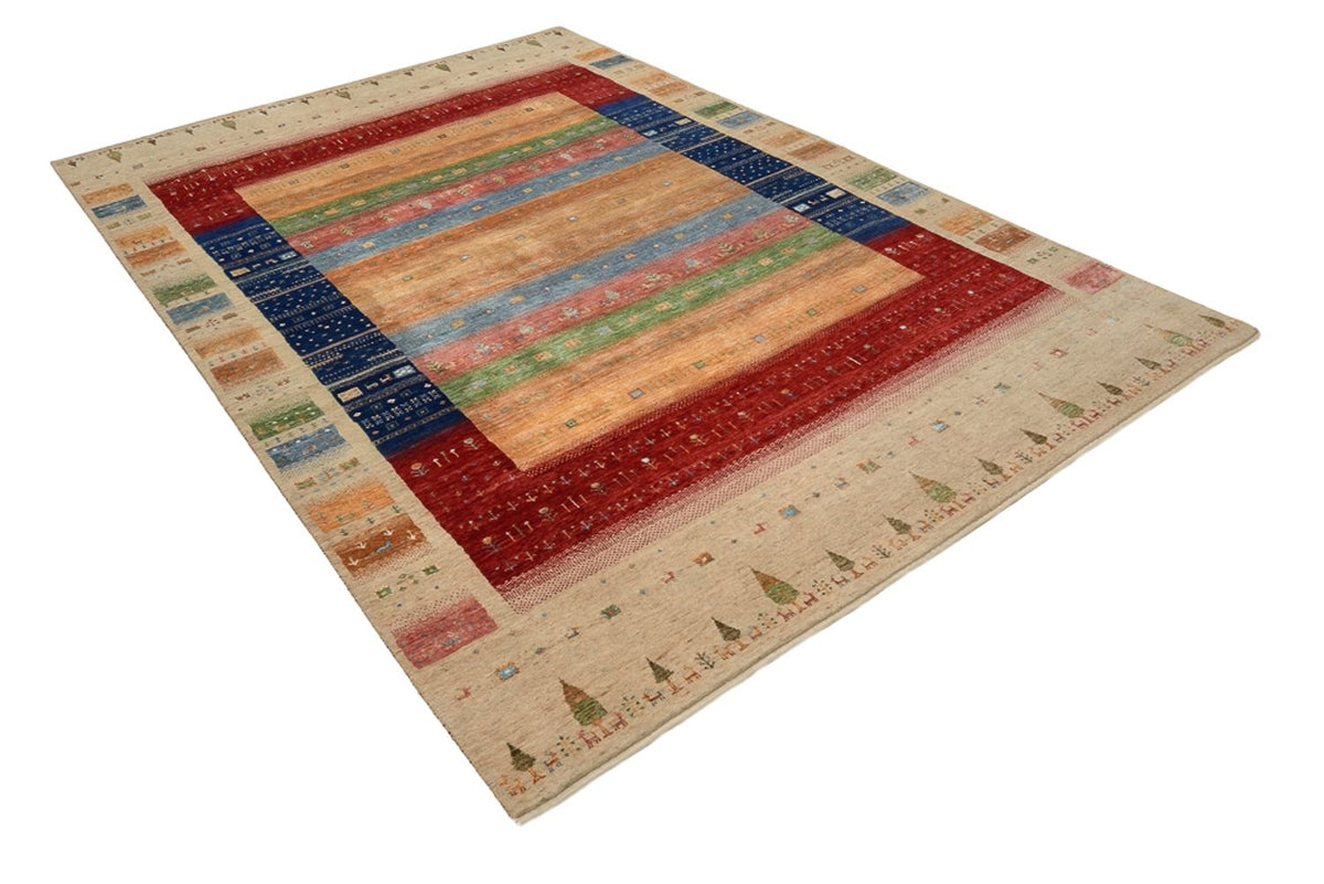 Dywan Gabbeh - Loribaft Indus - 300 x 206 cm - wielokolorowy