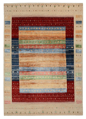 Dywan Gabbeh - Loribaft Indus - 343 x 241 cm - wielokolorowy