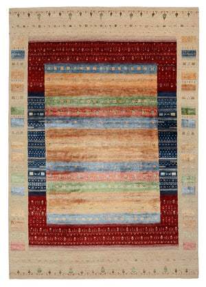 Dywan Gabbeh - Loribaft Indus - 343 x 241 cm - wielokolorowy