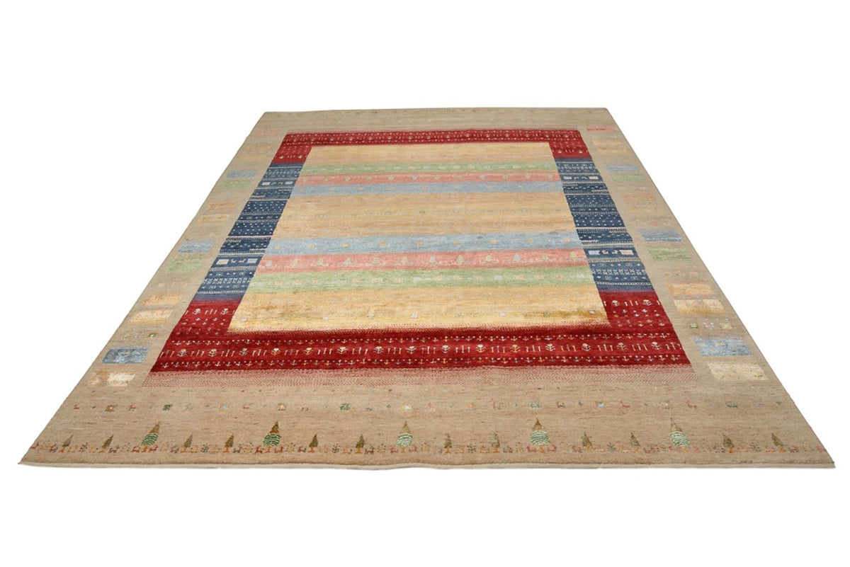 Dywan Gabbeh - Loribaft Indus - 343 x 241 cm - wielokolorowy