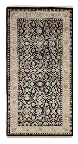 Orientalny dywan - Bijar - Indus - 143 x 73 cm - ciemnoniebieski