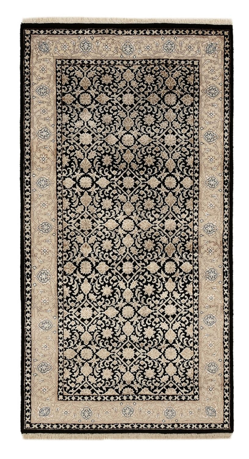 Orientalny dywan - Bijar - Indus - 143 x 73 cm - ciemnoniebieski