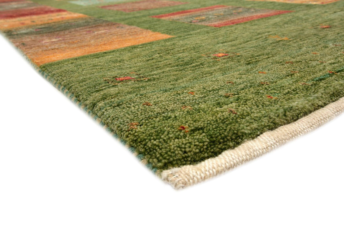 Dywan Gabbeh - Loribaft Indus - 343 x 251 cm - zielona