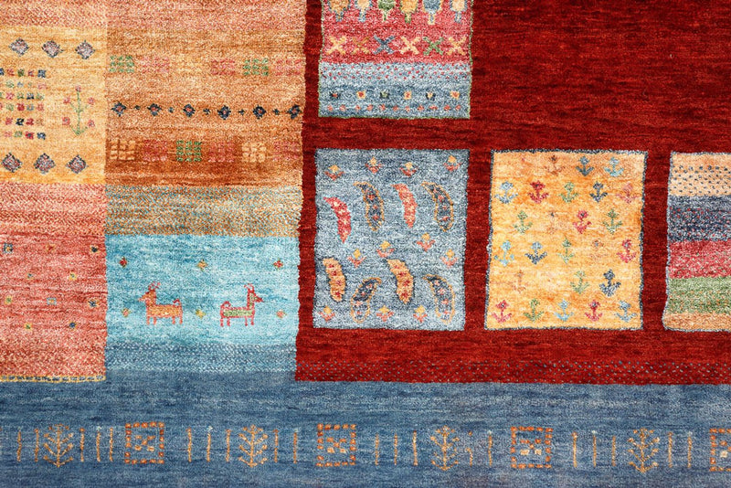 Dywan Gabbeh - Loribaft Indus - 342 x 253 cm - czerwony