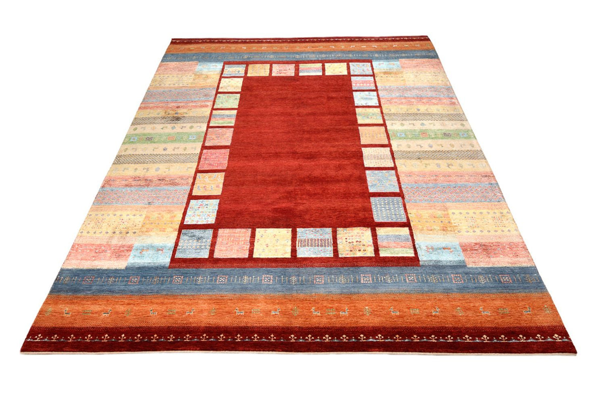 Dywan Gabbeh - Loribaft Indus - 342 x 253 cm - czerwony