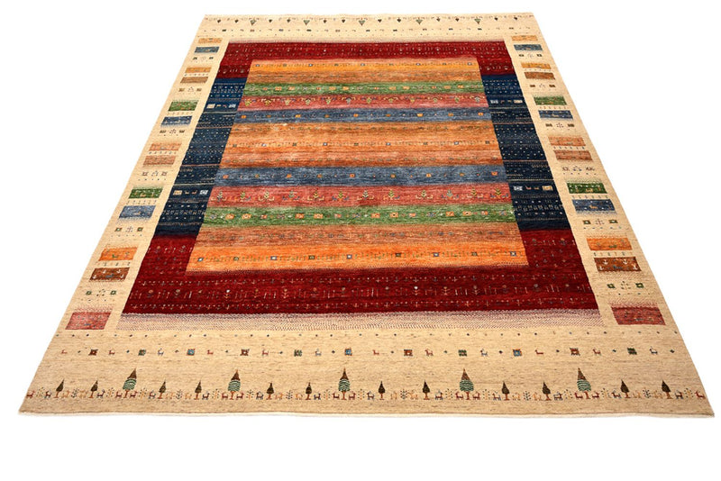 Dywan Gabbeh - Loribaft Indus - 300 x 251 cm - wielokolorowy