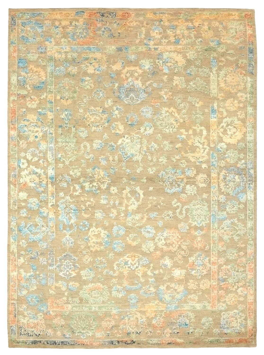 Designerski dywan - 239 x 175 cm - piaskowy