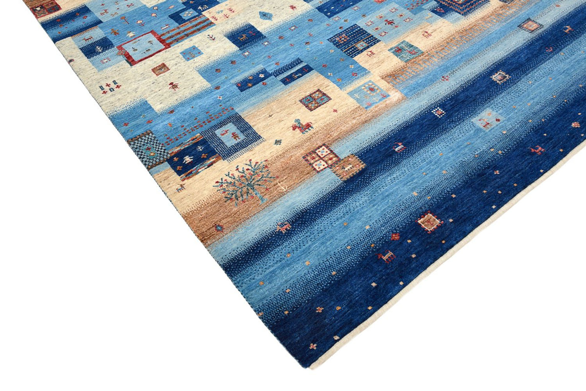 Dywan Gabbeh - Loribaft Indus - 239 x 177 cm - wielokolorowy