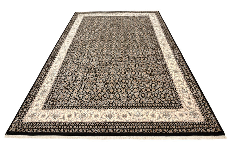 Orientalny dywan - Bijar - Indus - 295 x 206 cm - ciemny beż