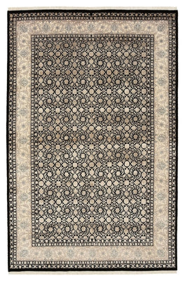 Orientalny dywan - Bijar - Indus - 209 x 139 cm - ciemny beż