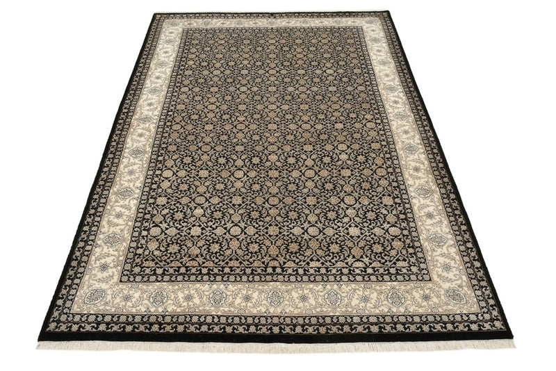 Orientalny dywan - Bijar - Indus - 209 x 139 cm - ciemny beż