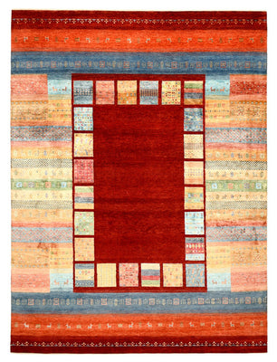 Dywan Gabbeh - Loribaft Indus - 336 x 250 cm - czerwony