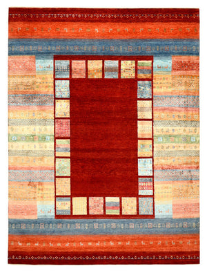 Dywan Gabbeh - Loribaft Indus - 336 x 250 cm - czerwony