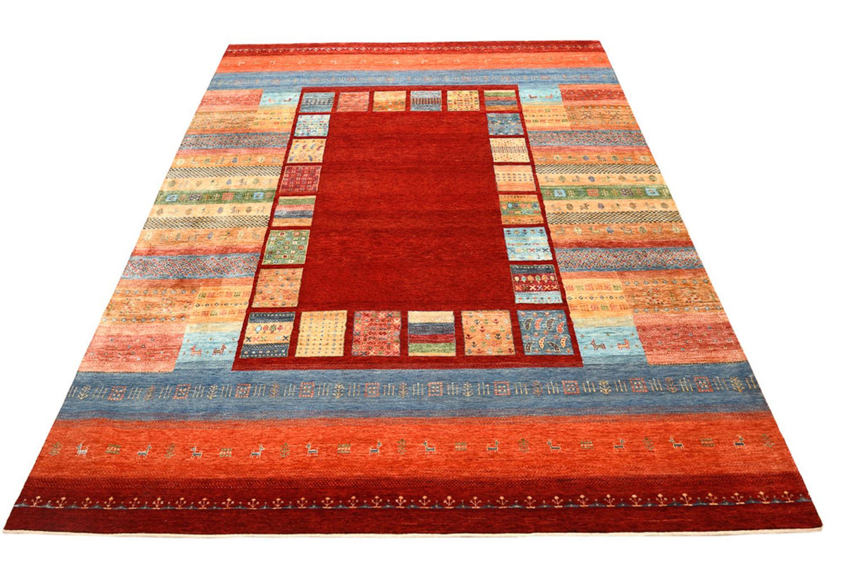 Dywan Gabbeh - Loribaft Indus - 336 x 250 cm - czerwony