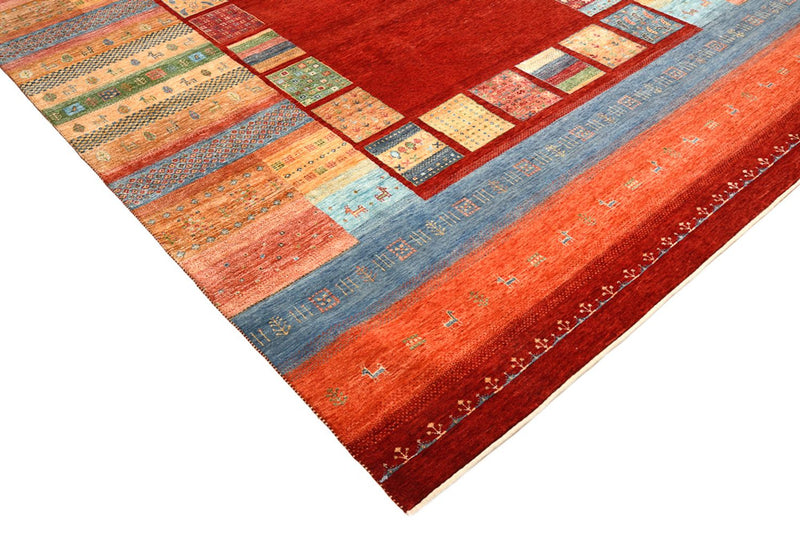 Dywan Gabbeh - Loribaft Indus - 336 x 250 cm - czerwony