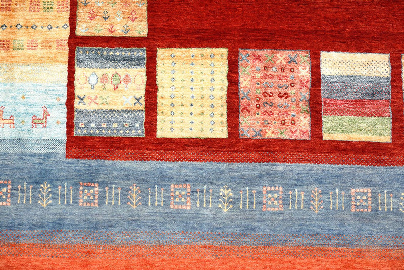 Dywan Gabbeh - Loribaft Indus - 336 x 250 cm - czerwony