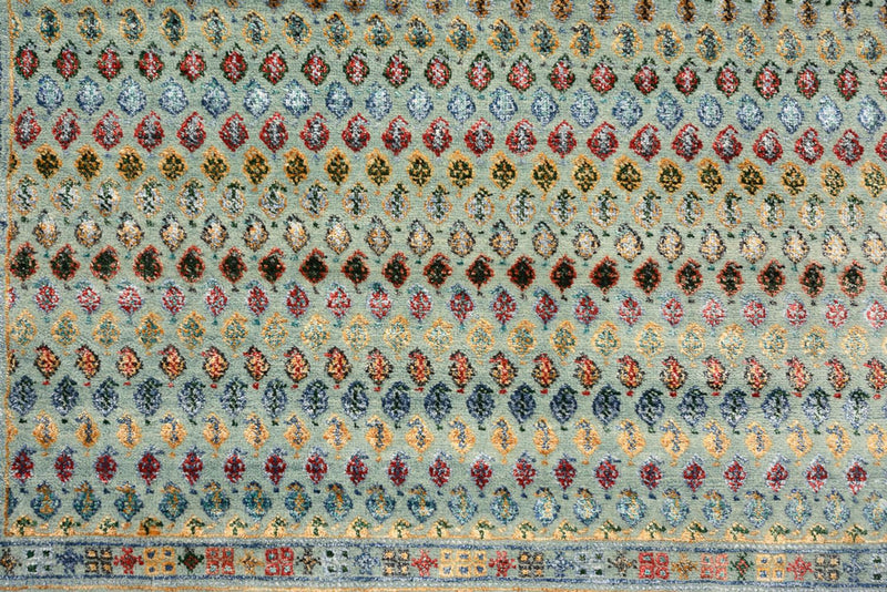 Designerski dywan - 153 x 95 cm - jasnoniebieski