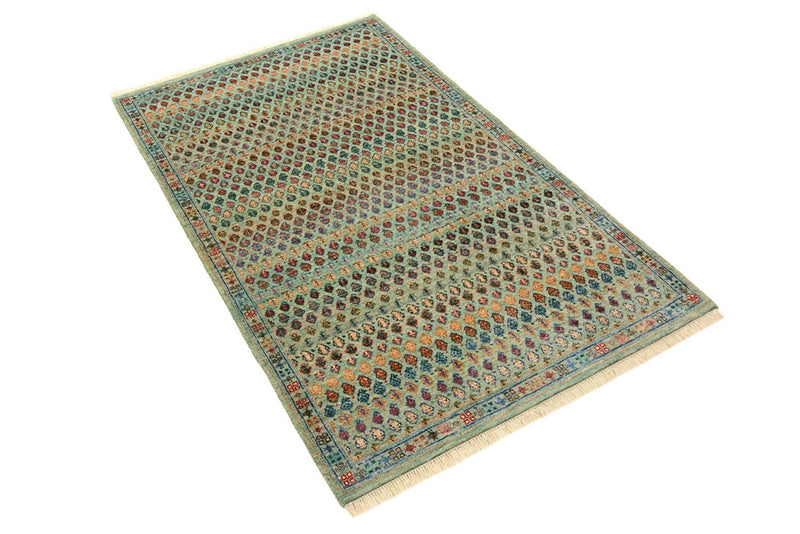 Designerski dywan - 154 x 95 cm - turkusowy