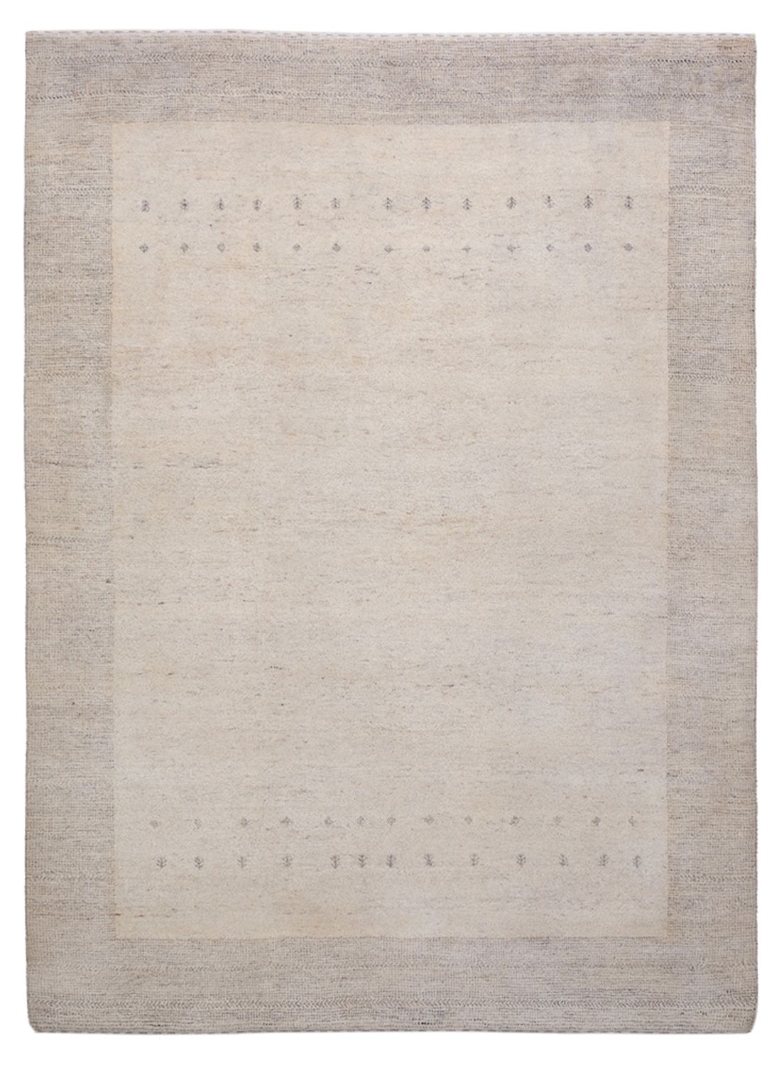 Dywan Gabbeh - Loribaft Indus - 201 x 146 cm - jasnoszary