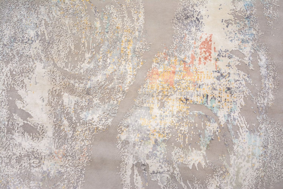 Designerski dywan - 365 x 279 cm - jasny beż