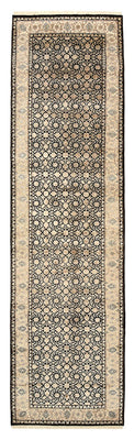 Biegacz Orientalny dywan - Bijar - Indus - 304 x 83 cm - ciemny beż
