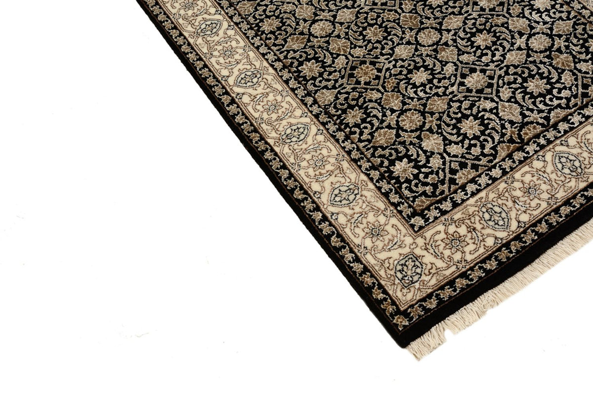 Biegacz Orientalny dywan - Bijar - Indus - 368 x 83 cm - ciemny beż