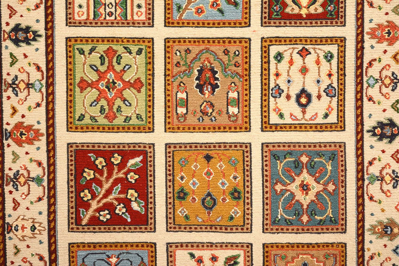 Dywan orientalny - 117 x 84 cm - kremowy