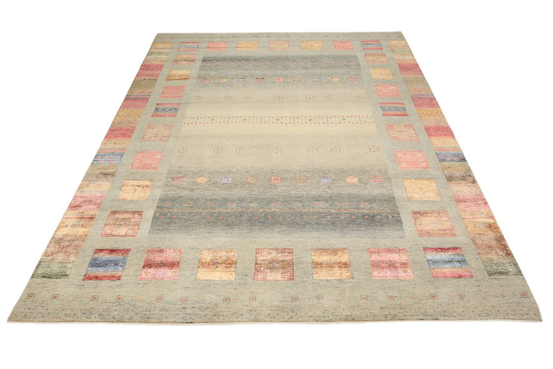Dywan Gabbeh - Loribaft Indus - 336 x 250 cm - ciemny beż