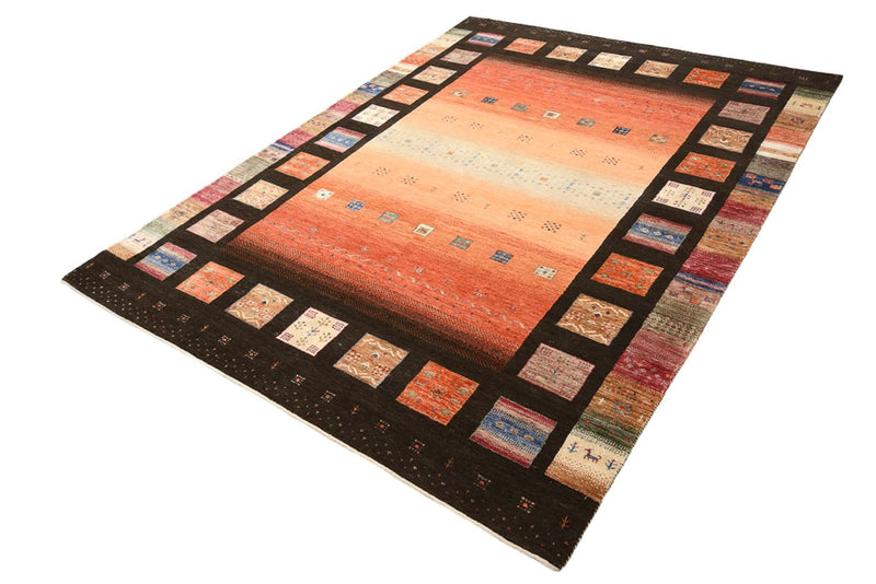 Dywan Gabbeh - Loribaft Indus - 244 x 178 cm - wielokolorowy