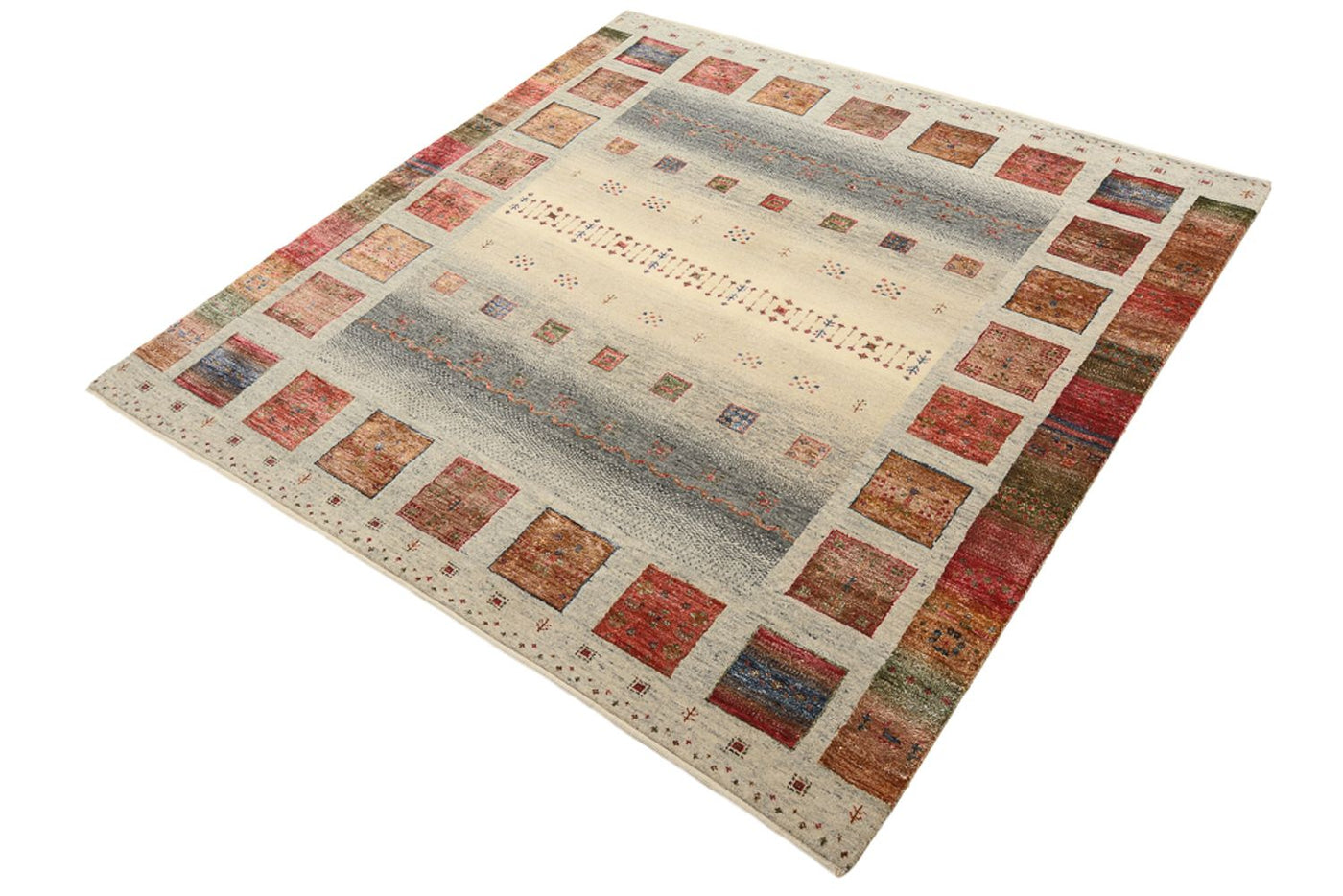 Indo Loribaft Dywan 156x156cm - Dywan wełniany