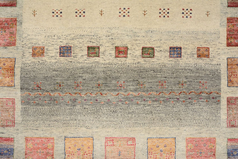 Dywan Gabbeh - Loribaft Indus - 204 x 154 cm - ciemny beż