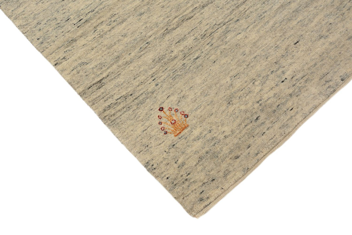 Biegacz Dywan Gabbeh - Loribaft Indus - 295 x 80 cm - ciemny beż