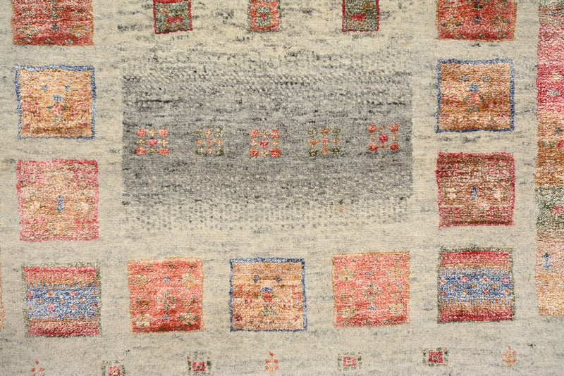 Dywan Gabbeh - Loribaft Indus - 140 x 75 cm - wielokolorowy