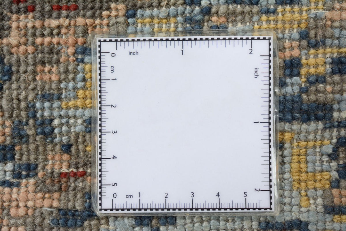 Designerski dywan okrągły  - 182 x 180 cm - wielokolorowy