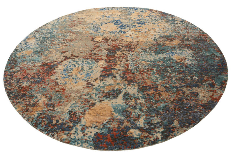 Designerski dywan - 241 x 239 cm - wielokolorowy