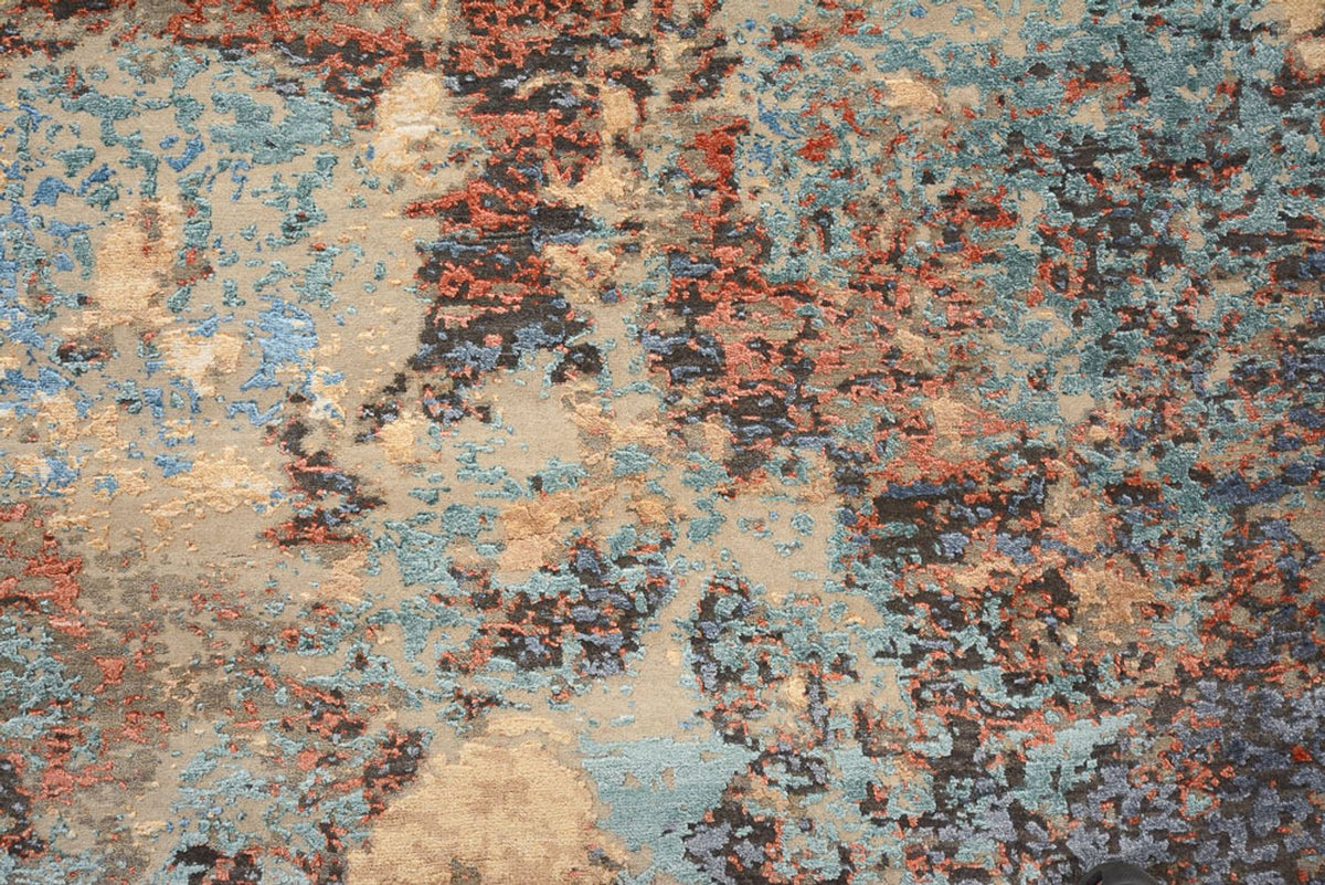 Designerski dywan - 241 x 239 cm - wielokolorowy