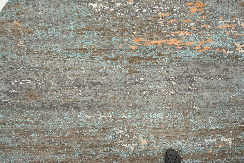 Designerski dywan - 242 x 240 cm - wielokolorowy