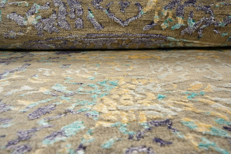 Designerski dywan - 240 x 238 cm - wielokolorowy