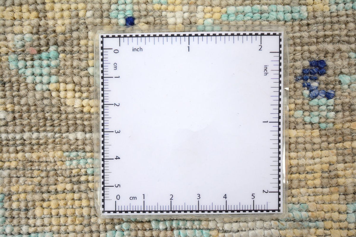 Designerski dywan okrągły  - 201 x 199 cm - wielokolorowy