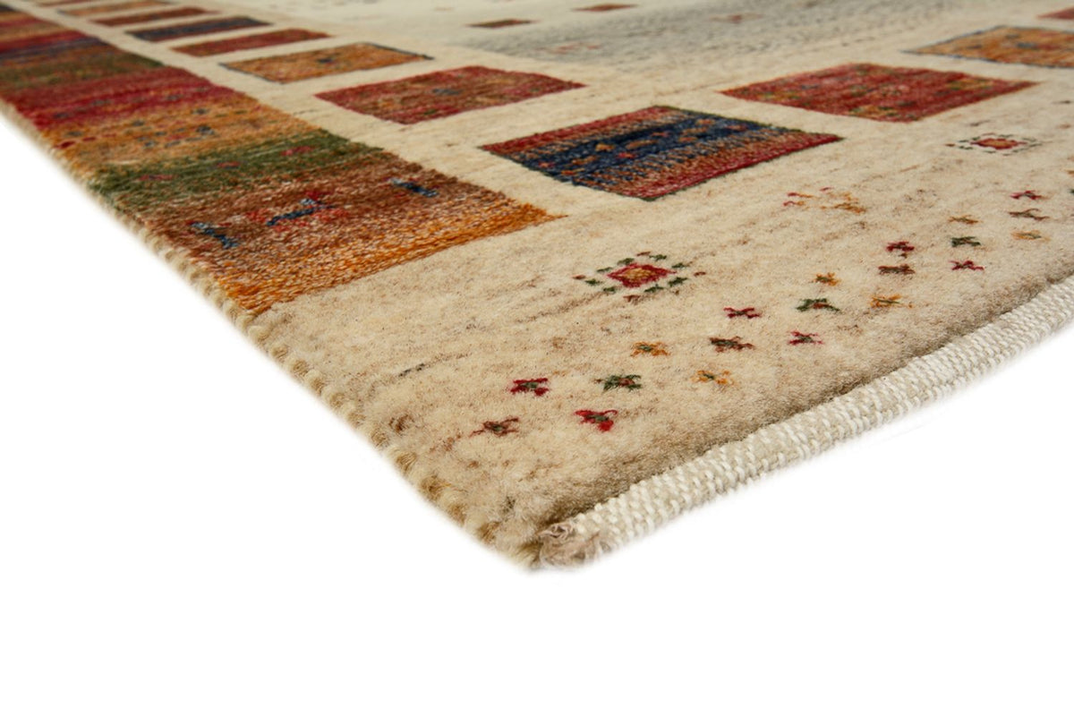 Biegacz Dywan Gabbeh - Loribaft Indus - 295 x 82 cm - wielokolorowy