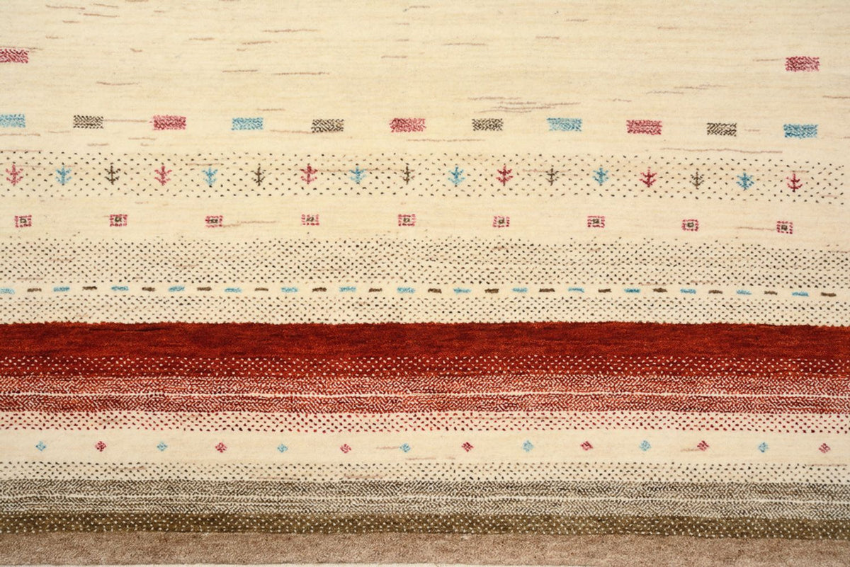 Dywan Gabbeh - Loribaft Indus - 194 x 154 cm - jasny beż