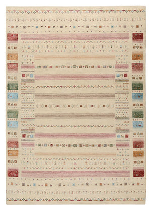 Dywan Gabbeh - Loribaft Indus - 246 x 174 cm - jasny beż