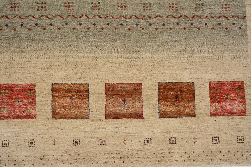 Dywan Gabbeh - Loribaft Indus - 306 x 205 cm - jasny beż