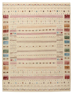 Dywan Gabbeh - Loribaft Indus - 201 x 155 cm - jasny beż