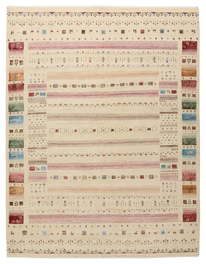 Dywan Gabbeh - Loribaft Indus - 201 x 155 cm - jasny beż