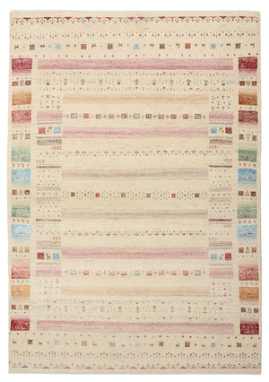 Dywan Gabbeh - Loribaft Indus - 206 x 149 cm - jasny beż