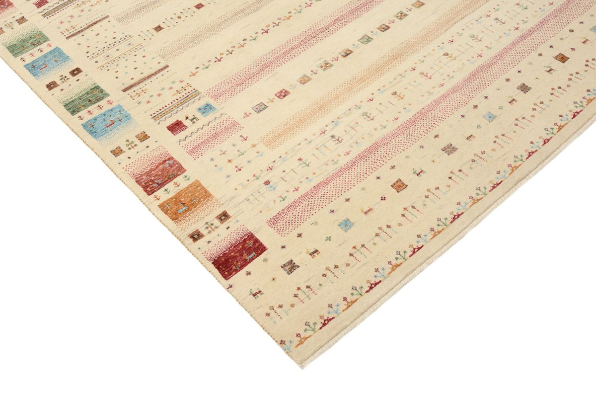 Dywan Gabbeh - Loribaft Indus - 206 x 149 cm - jasny beż