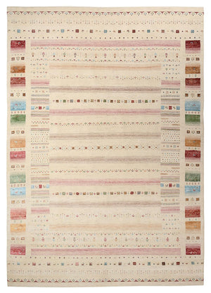 Dywan Gabbeh - Loribaft Indus - 356 x 251 cm - jasny beż